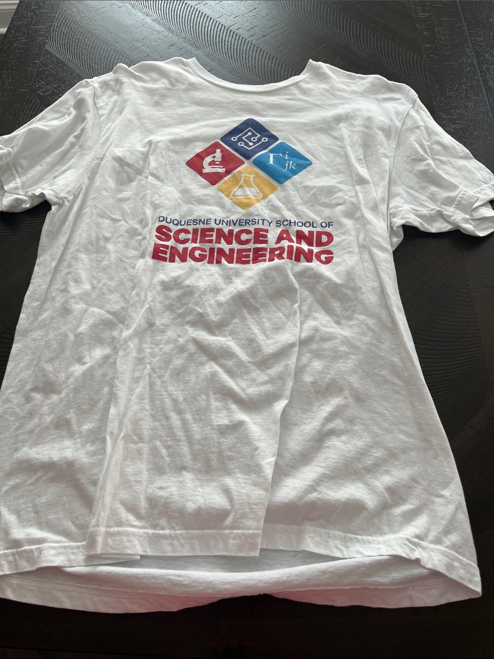 Duquesne University Science & Engineering Short Sleeve Tee - White